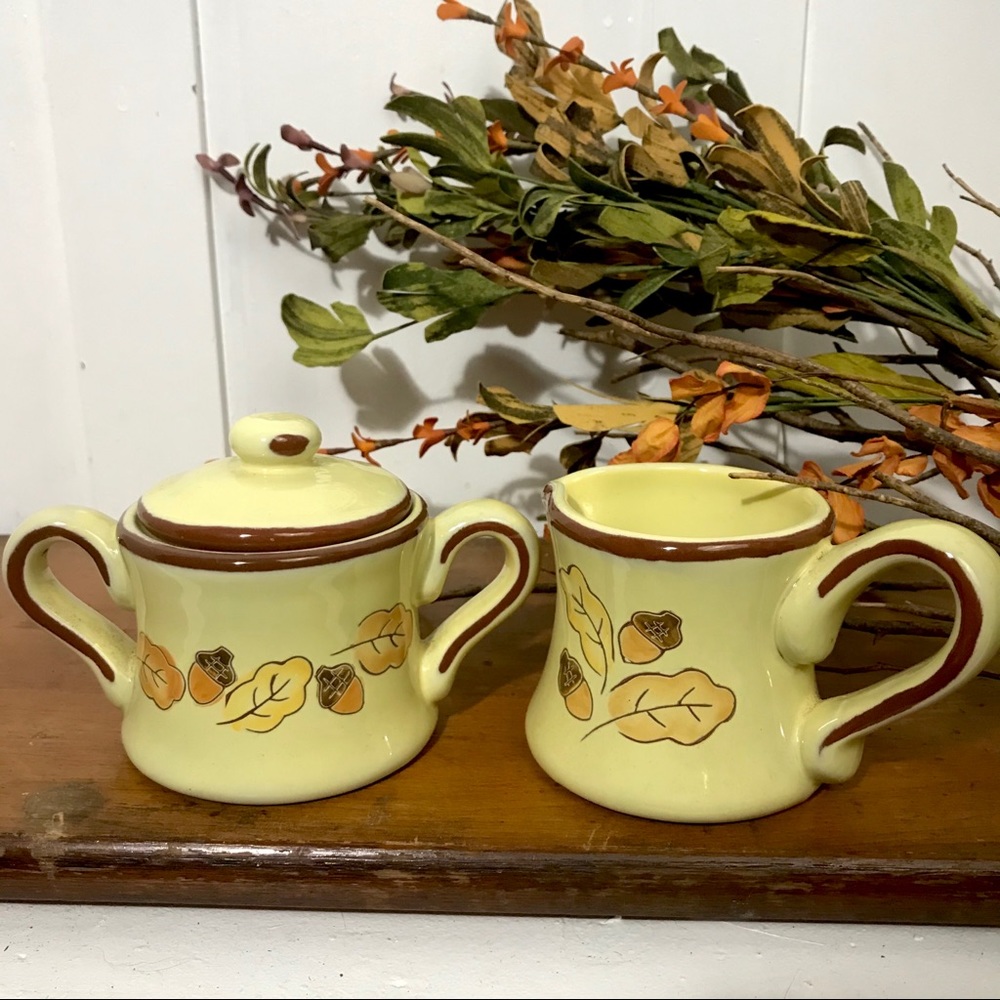 - Vintage 1970’s Sugar Bowl/Creamer